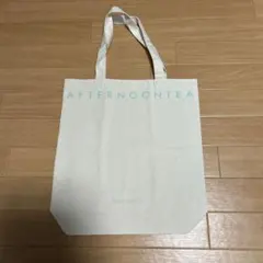 アフタヌーンティー　トートバッグ　キャンバス　エコバッグ