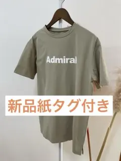 ADMIRAL新品紙タグ付き⭐️ミニマルビッグロゴTEEアドミラルテニスゴルフのサムネイル