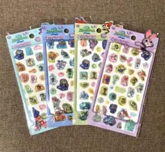 ズートピア シール 4枚セット 硬いシール ズートピア2