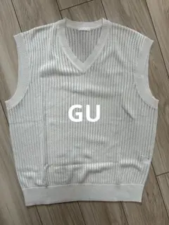 GU ジーユー ウォッシャブルメッシュニットベスト
