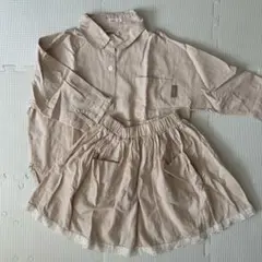 【9月末まで】kokokids シャツとスカートセット販売