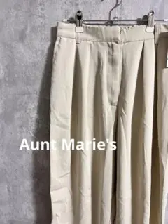 Aunt Marie's ツイルタックパンツ　タグ付き　未使用のサムネイル