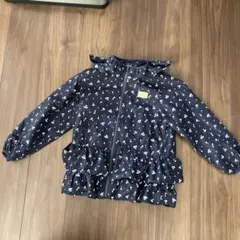 petit main 花柄フリルジャケット 130