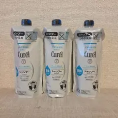 新品未使用Curél キュレル乾燥性敏感肌用シャンプー 340ml 詰替用3本のサムネイル