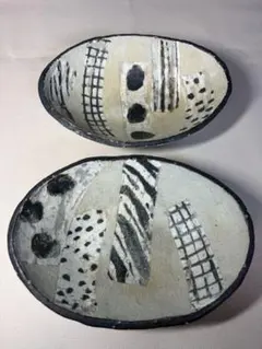 使用感あり キムホノさん 器 作家 2枚セットのサムネイル
