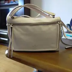 kate spade レザー ショルダーバッグ ホワイト