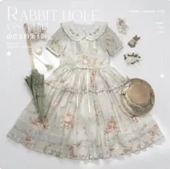 ロリータ ワンピース ウサギ柄 NyaNya Mサイズ ロリータ ワンピース ウサギ柄 NyaNya Mサイズ - メルカリ