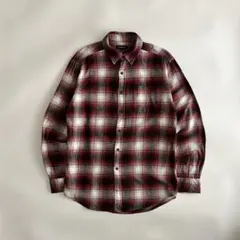 希少 00s Croft&Barrow オンブレチェックネルシャツ S