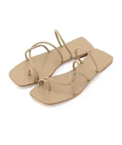 チューブストラップレザーフラット / アダムエロペ