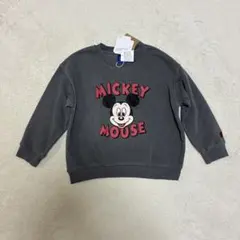 新品未使用タグ付き　120cm 長袖トレーナー　スウェット　ミッキーマウス
