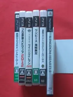 ゲームソフト・ps3 ps2 PSP 全6点セット全取説付き ❗バラ売り可