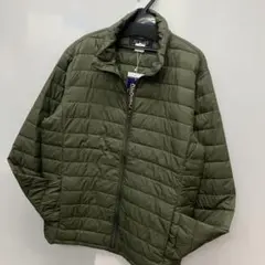 新品★大寸★メンズ★3Lサイズ★軽量 立襟 ウルトラライトダウンジャケット 緑