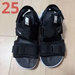 美品　NIKE ナイキ　スポーツ　サンダル ブラック　ホワイト　25cmのサムネイル