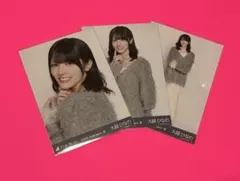 大越ひなの　乃木坂46 生写真　ファーニット+キャミワンピ　コンプ