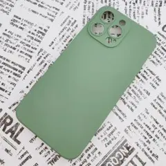iPhone 14ProMax シリコンケース [06] グリーン