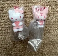 サンリオキャラクターズワントーンマスコット桜　キティ　クロミ