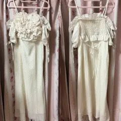 【新品未使用】スナイデル ボリュームラッフルフリルプリントワンピース