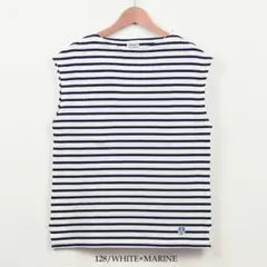 ORCIVAL ストライプ ノースリーブティー