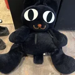 昭和レトロ 古い黒猫のぬいぐるみ - メルカリ