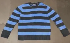 CHAPS ボーダー　クルーネックセーター　Mサイズ