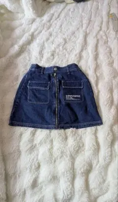 LOVETOXIC ジーンズスカート ゴムウエスト