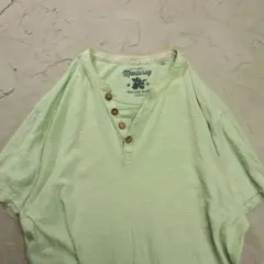 mantaray Tシャツ ヘンリーネック　無地