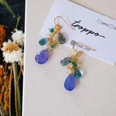 14kgfタンザナイトピアス/イヤリング