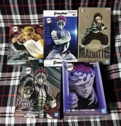 鬼滅の刃 煉獄杏寿郎 猗窩座 竈門炭治郎 童磨 人気キャラフィギュアセット