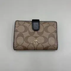 極美品✨️訳あり コーチ ミディアム コーナー ジップ ウォレット PVCレザー