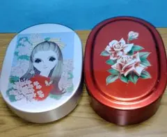 昭和レトロ　デッドストック 　アルミのお弁当箱　2個セット　ヴィンテージのサムネイル