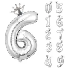 ⭐️お得なセット⭐️ バルーン 数字バルーン 誕生日バルーン 6 7 9　4点
