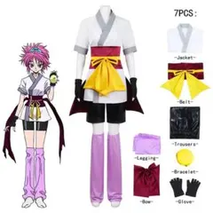 HUNTER×HUNTER マチ風コスプレ衣装 7点セット　Mサイズのサムネイル