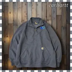 カーハート レインディフェンダー 1/4ジップ プルオーバースウェットXL