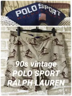 ビンテージ　90s POLO SPORT メンズS サーフパンツ　ショートパンツ