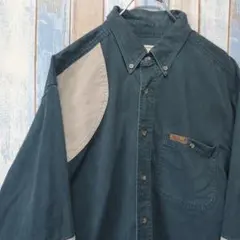 1728☆ウールリッチ☆90s☆メキシコ製☆ハンティングシャツ☆チノシャツ☆Ｌのサムネイル