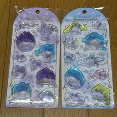 シナモロール　クロミ　ウォーターシール　サンリオ