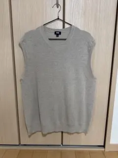 UNIQLO ノースリーブセーター L ベージュ