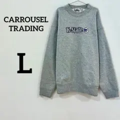 【CARROUSEL TRADING】K-State ロゴ スウェット グレーのサムネイル