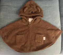 【新品】 gelato pique ベビモコポンチョ ボリス 80