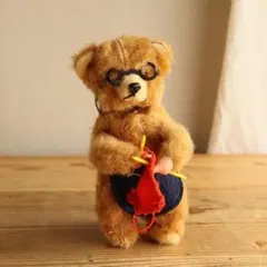 ヴィンテージ Max Carl 編み物ベア アンティーク ぬいぐるみ 雑貨 置物