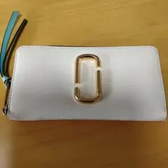 Marc Jacobs 長財布 ホワイト/レッド