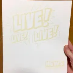 NEWS LIVE!LIVE!LIVE! パンフレット