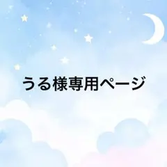 うる様専用ページ
