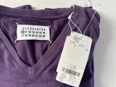 マルジェラ 正規店購入 未使用 紫色 Vネック ロングスリーブ タグ付きロンtのサムネイル