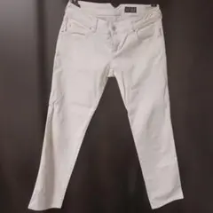 Armani Jeans ホワイト ストレートデニム