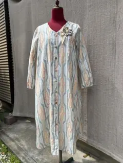 ワンピースコート　着物リメイク