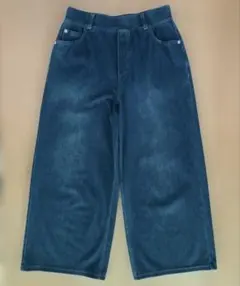 デニム ワイドパンツ