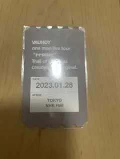 Vaundy SILENCE VAWSくじB賞 オリジナルチケットカード - メルカリ
