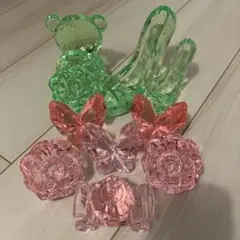 アクリルアイス　ハート置物　　お部屋が、明るくなります。 アクリルアイス ハート置物 お部屋が、明るくなります。 - メルカリ
