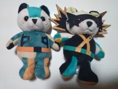 ヒロアカ　ぬいぐるみマスコット《緑谷出久＆爆豪勝己》セット
